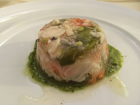 Aspic di Cappon Magro in gelatina
