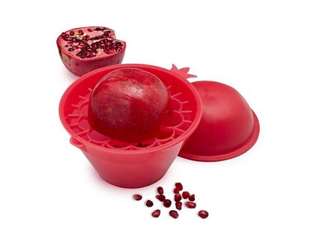 Utensile di plastica apposito per sgranare e spremere il melograno