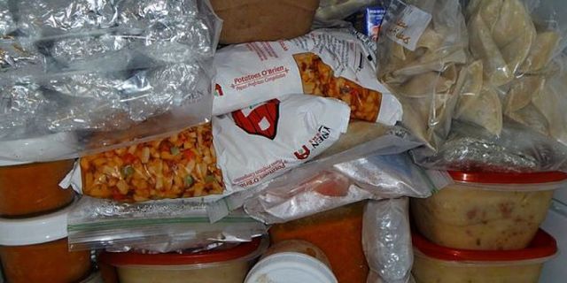 Cibi congelati correttamente nel freezer di casa