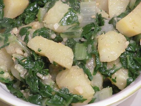 Insalata di patate e bietole