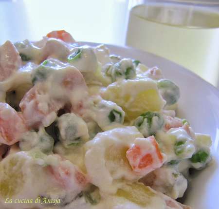 Insalata di verdure lettone Rasols