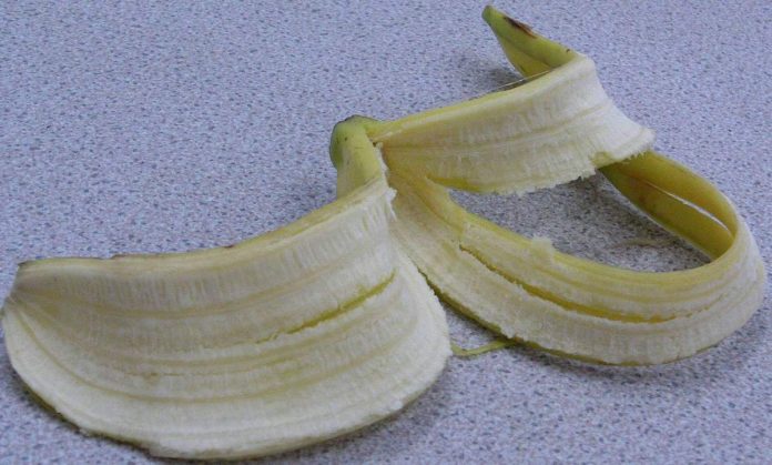 Buccia di banana da utilizzare