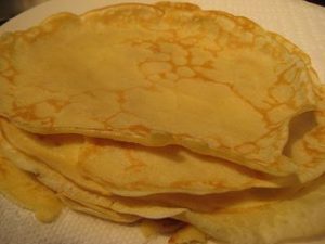 Crêpes impilate per non farle seccare