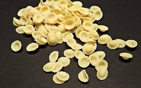Aspetto delle orecchiette di pasta