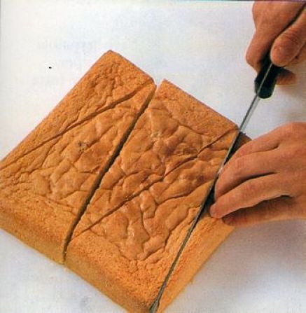 Come tagliare il pan di Spagna per lo zuccotto