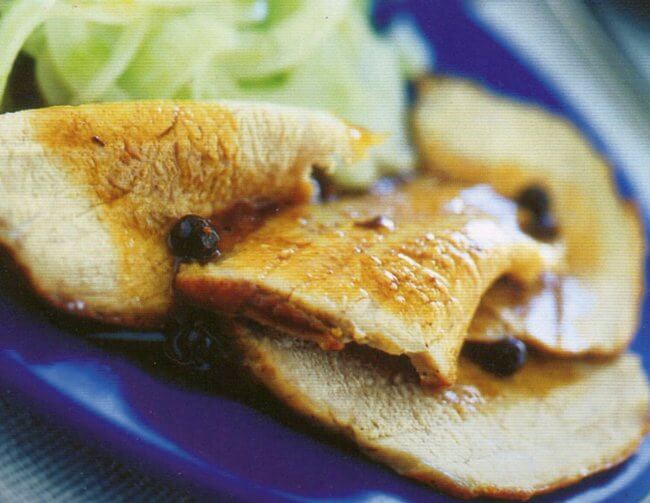 Arrosto cotto nella birra Fette di arrosto con sughetto alla birra