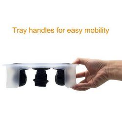 Maneggevole vassoio con 3 formine a forma di Skull