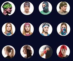 Lo scaldacollo è multifunzionale e può essere indossato in diversi modi