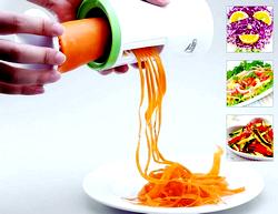 Affettatrice per tagliare frutti ed ortaggi a spirale