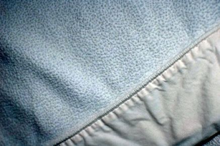 Particolare di coprimaterasso invernale