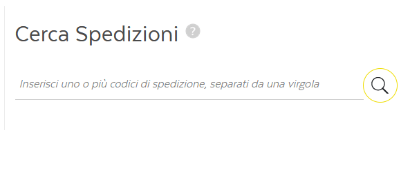 Come tracciare una spedizione