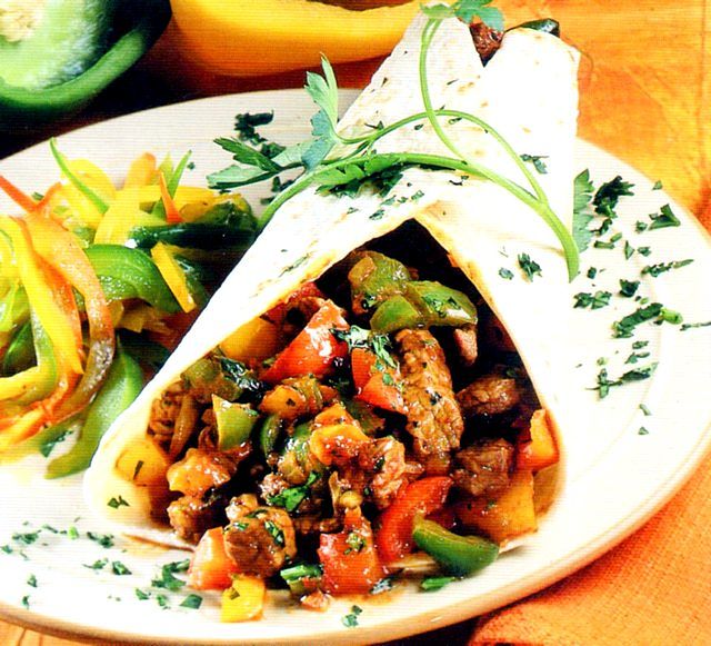 Tortillas ai peperoni