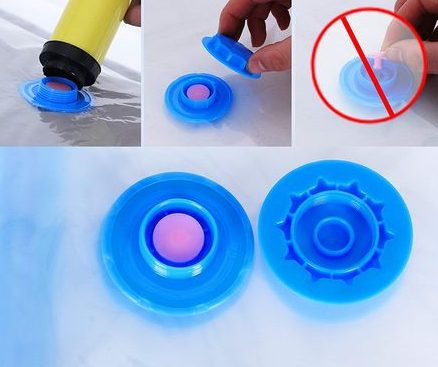 Come fare il sottovuoto in un sacchetto salvaspazio