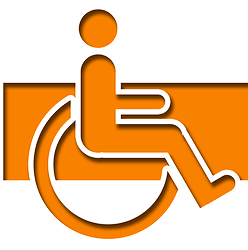 Simbolo di disabilità motoria