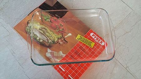 Lasagnera Pyrex in vetro borosilicato