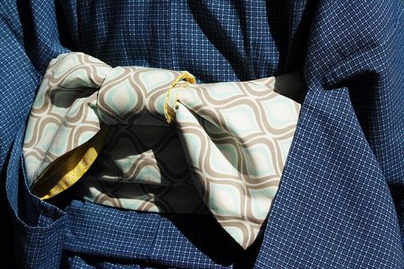 Iukata da uomo con cintura obi