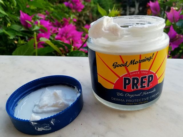 Crema dermoprotettiva Prep in confezione di vetro