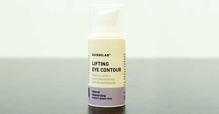 Confezione bianca e grigia della crema Lifting Eye Contour