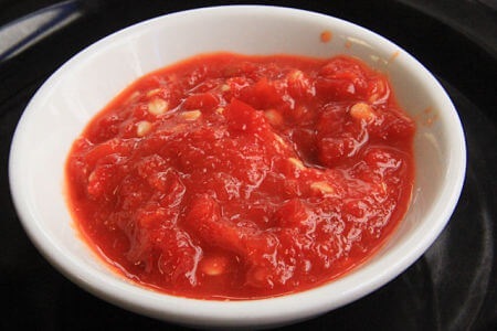 Salsa al pomodoro piemontese cotta poco