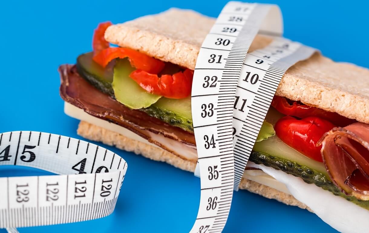 Panino imbottito light e centimetro