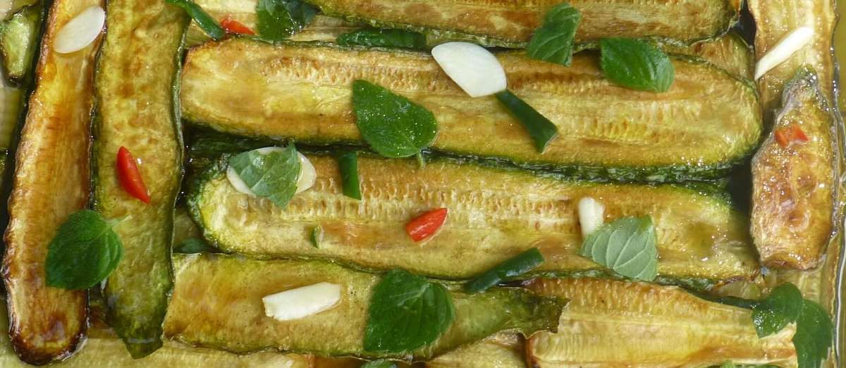 Zucchine alla scapece light