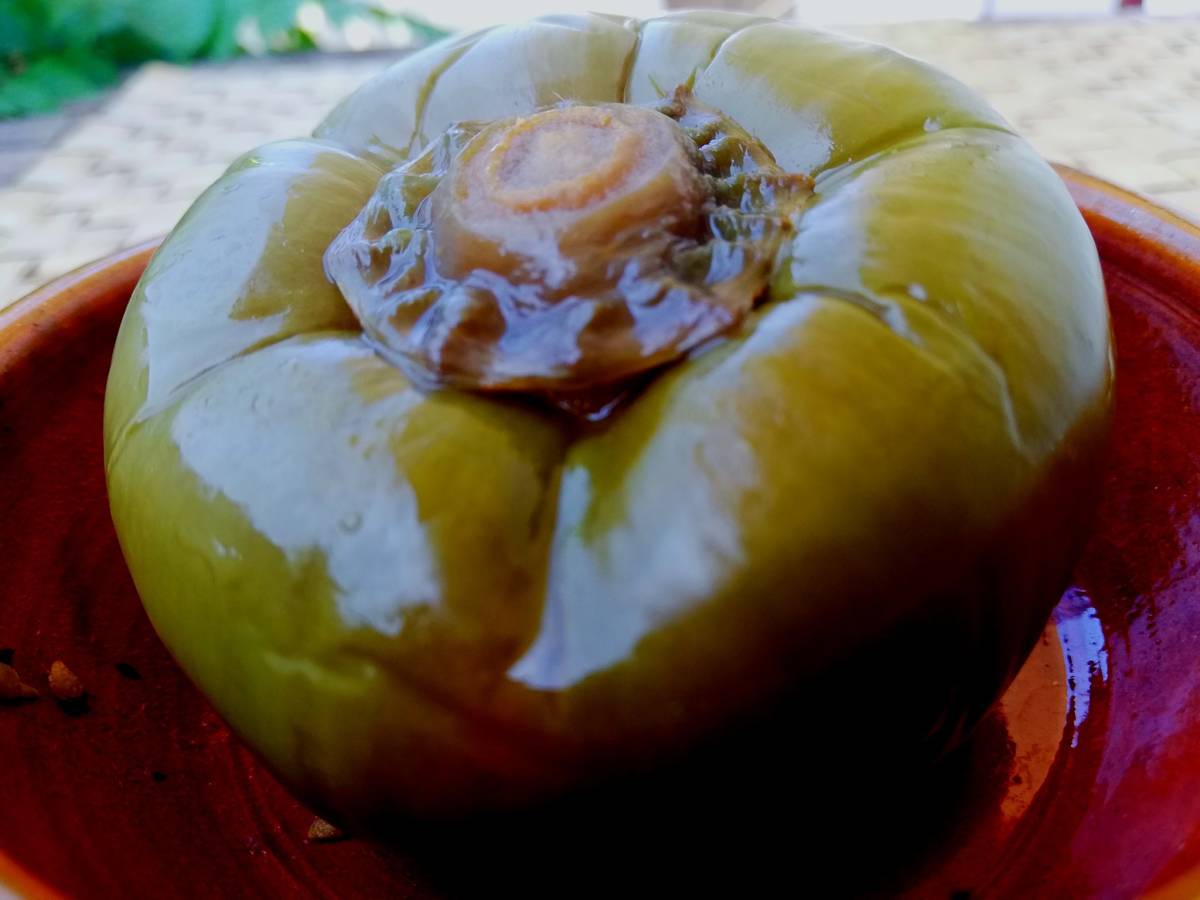 Papaccella verde sott'aceto