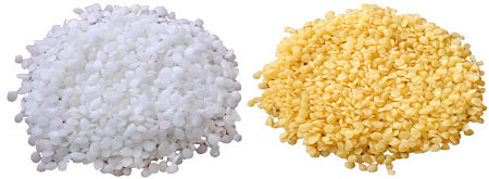 Cera d'api grezza e sbiancata