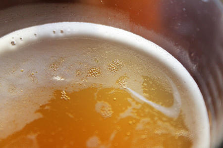 Schiuma e lieviti di fermentazione