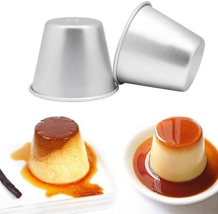 Stampini individuali in alluminio per crème caramel