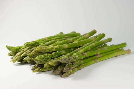 Aspetto dei turioni di asparagi verdi