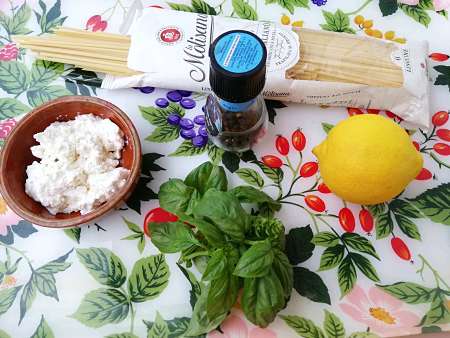 Ingredienti necessari per fare la pasta alla ricotta light