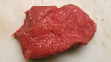 Fesa di manzo adatta alla preparazione di carpacci