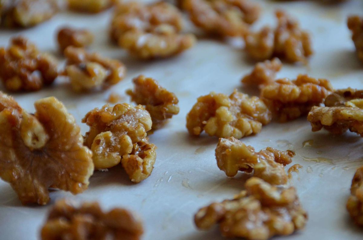 Noci caramellate fatte in 5 minuti