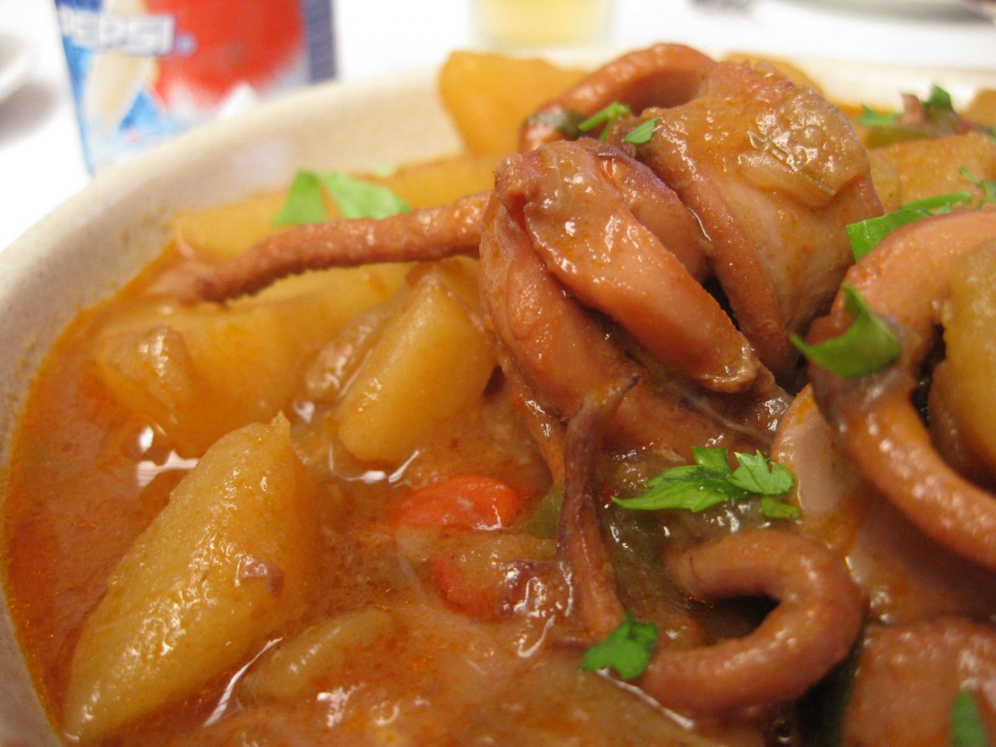 Seppie e patate in umido