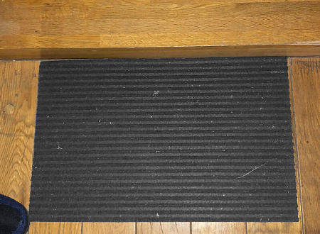 Zerbino in gomma da pulire