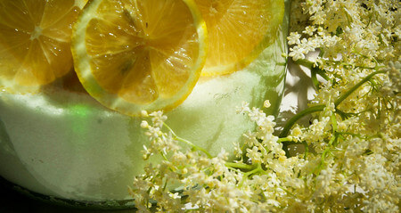 Fiori di sambuco, zucchero e limoni