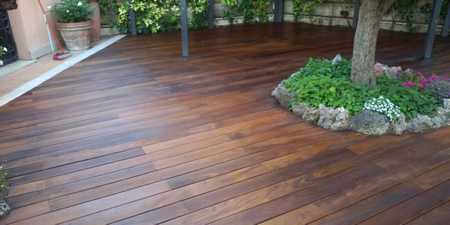 Pavimento esterno in laminato