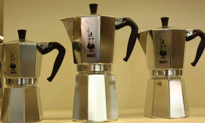 3 caffettiere moka perfettamente pulite