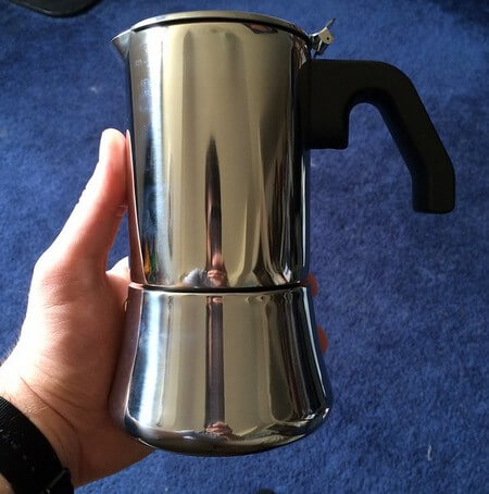 Moka in acciaio inox