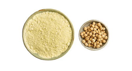 Aspetto della farina di ceci