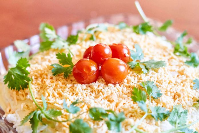 Insalata mimosa golosa e di gran figura