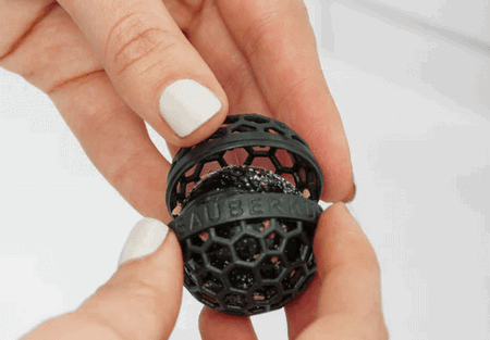 Come aprire la pallina pulisci borse Sauberkugel sporca per lavarla 