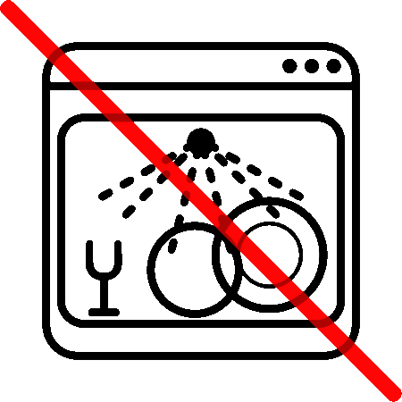 Come è fatto il simbolo del non lavaggio in lavastoviglie