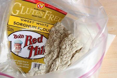 Faina di sorgo senza glutine