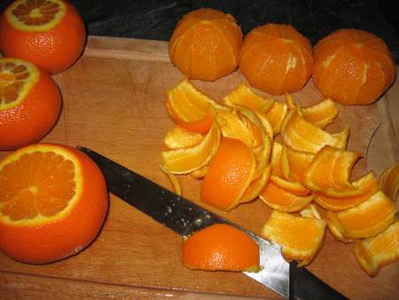 Come pelare le arance a vivo col coltello