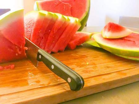 Anguria senza semi affettata