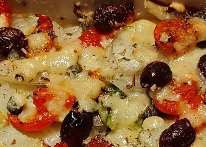 Finocchi alla pizzaiola cotti nel forno