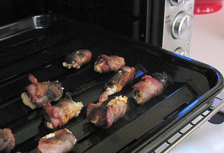 Involtini natalizi cotti appena sfornati