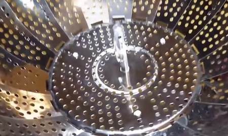 Cestello a petalo in acciaio per cottura a vapore 