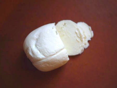 Aspetto di una mozzarella del giorno prima